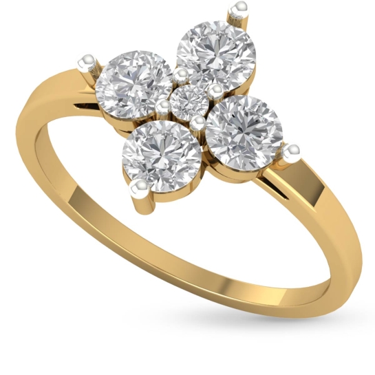 Nishika Gold and Diamond Ring