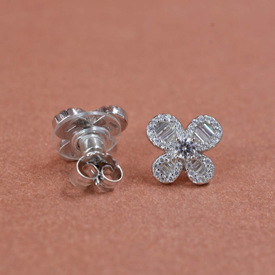 925 Sterling Silver Elegant mayra Studs earrings