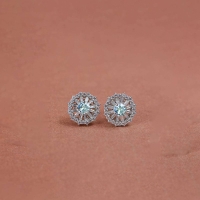 925 Sterling Silver Kirti Studs earrings