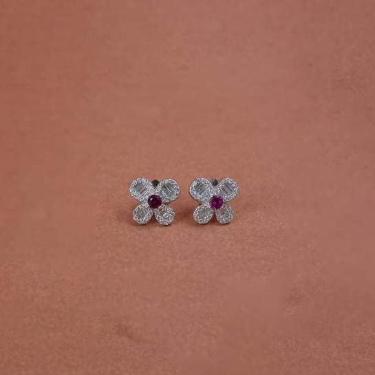 925 Sterling Silver Elegant Akshita Studs earrings