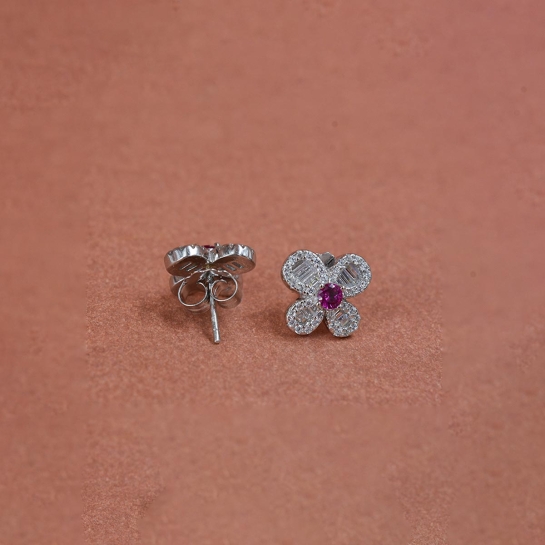 925 Sterling Silver Elegant Akshita Studs earrings