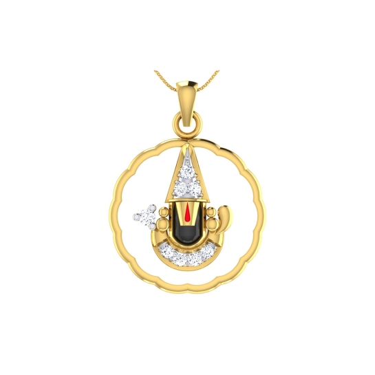 Balaji Diamond Pendant