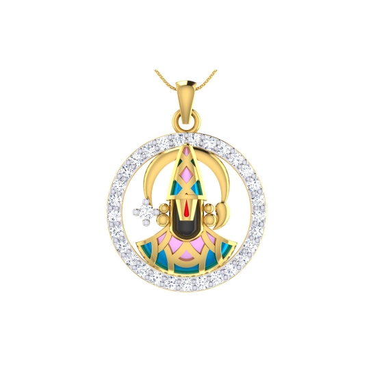 Hari Balaji Diamond Pendant