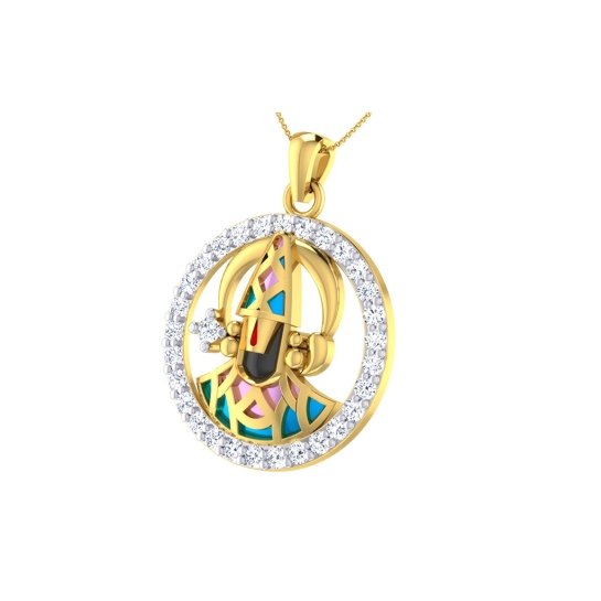 Hari Balaji Diamond Pendant