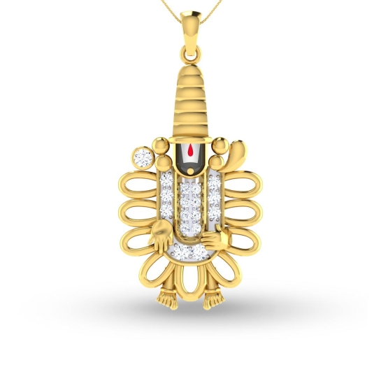 Shri Balaji Diamond Pendant