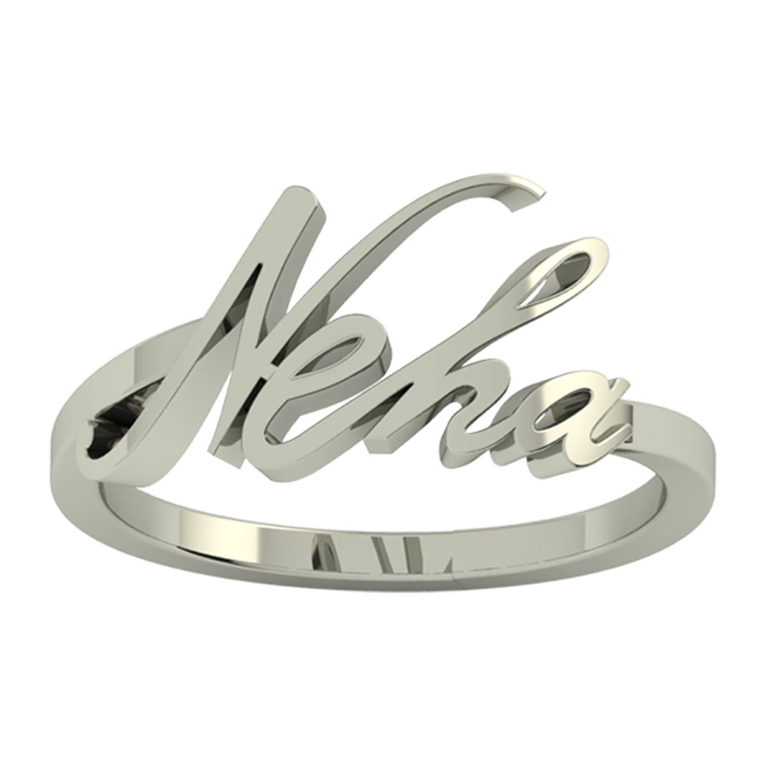 Neha name Gold Ring Online Jewellery Shopping India Dishis Designer