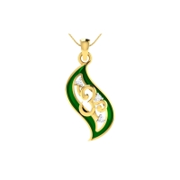 Om Diamond Pendant