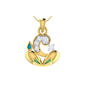 Ganesha Diamond Pend…