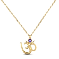 OM GOLD PENDANT 