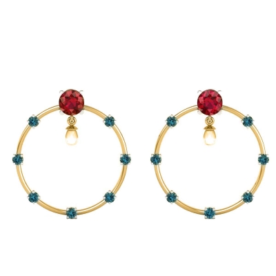 Alena Gold Earring