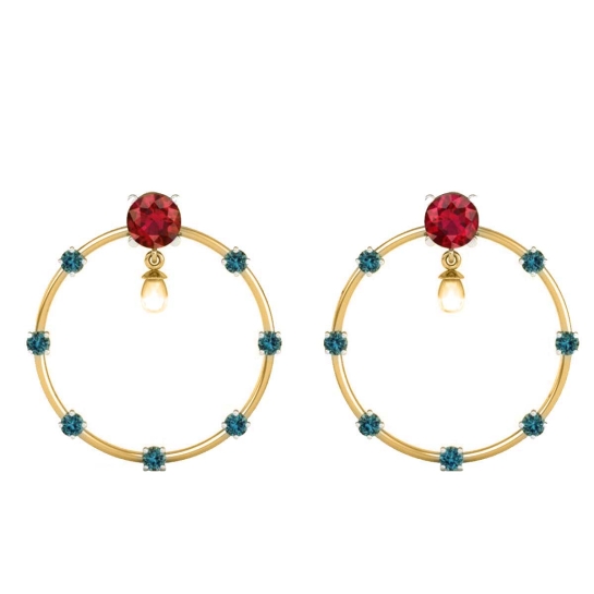 Alena Gold Earring