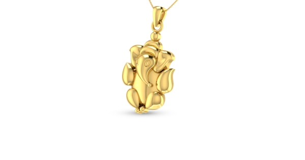 Ganesh Gold Pendant Online Jewellery Shopping India Dishis