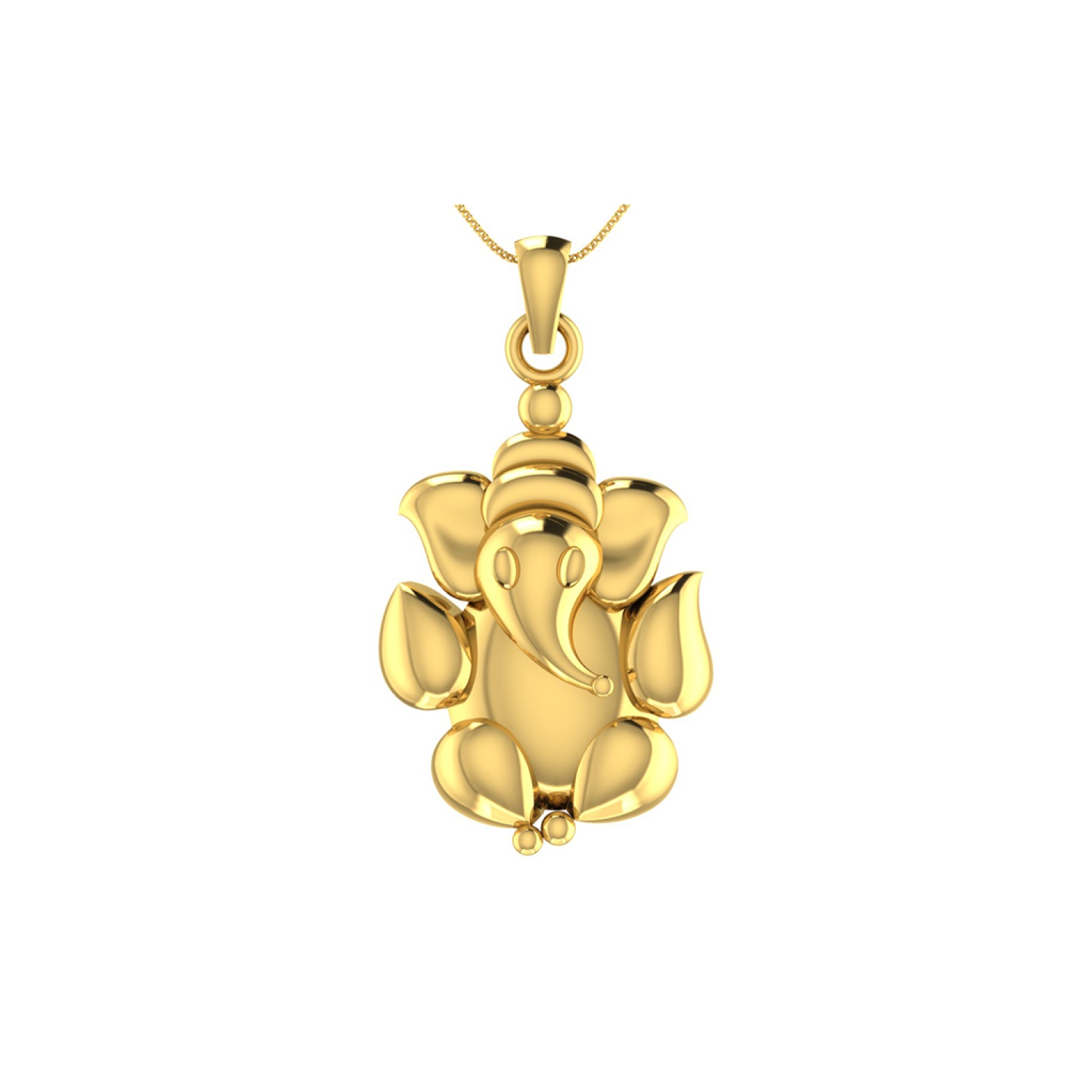 Ganesh Gold Pendant Jewellery Shopping India | Dishis Designer Jewellery