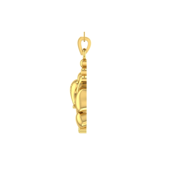 Ganesh Gold Pendant Designs For Female 