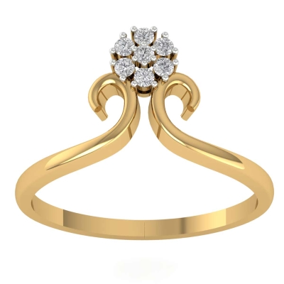 Nia Gold and Diamond Ring