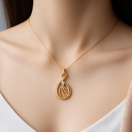 Saaz Diamond Pendant