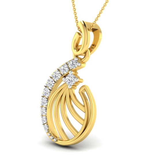 Saaz Diamond Pendant