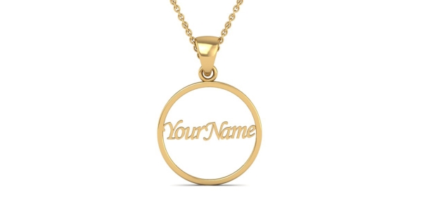 Ankita Name Pendant Gold Pendant for Sale Dishis Jewels