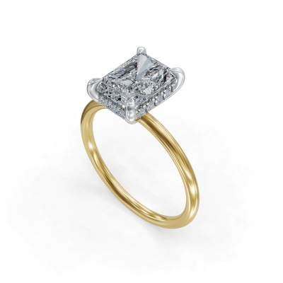 Nutsha Simulated Diamond Ring