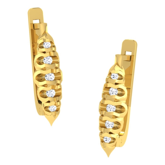 Hemkanta Gold Diamond Earrings 