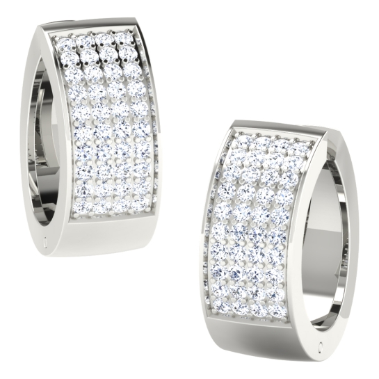 Amoli White Gold  Diamond Earrings 