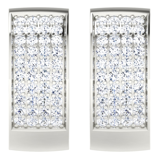 Amoli White Gold  Diamond Earrings 