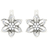 Charvi  White Gold  Diamond Earrings 