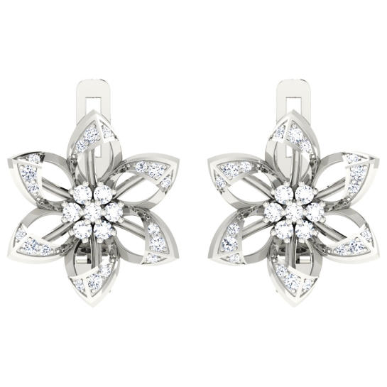 Charvi  White Gold  Diamond Earrings 