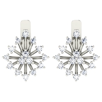 Kamika White Gold  Diamond Earrings 