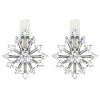 Kamika White Gold  Diamond Earrings 
