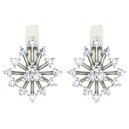 Kamika White Gold  Diamond Earrings 