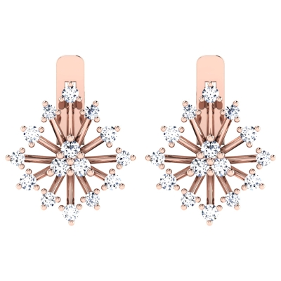 Kamika Rose Gold Diamond Earrings