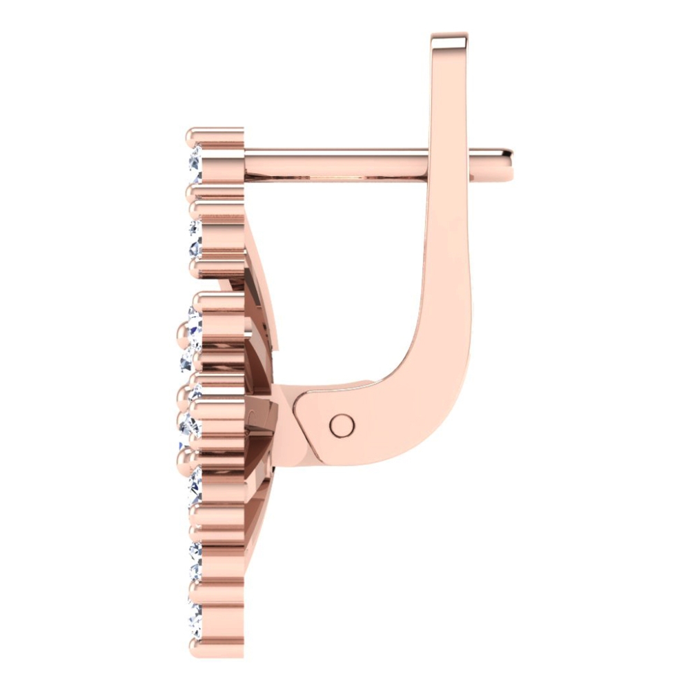 Kamika Rose Gold Diamond Earrings Kamika Rose Gold Diamond Earrings