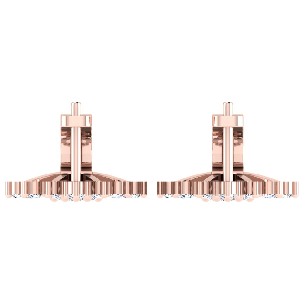 Kamika Rose Gold Diamond Earrings Kamika Rose Gold Diamond Earrings
