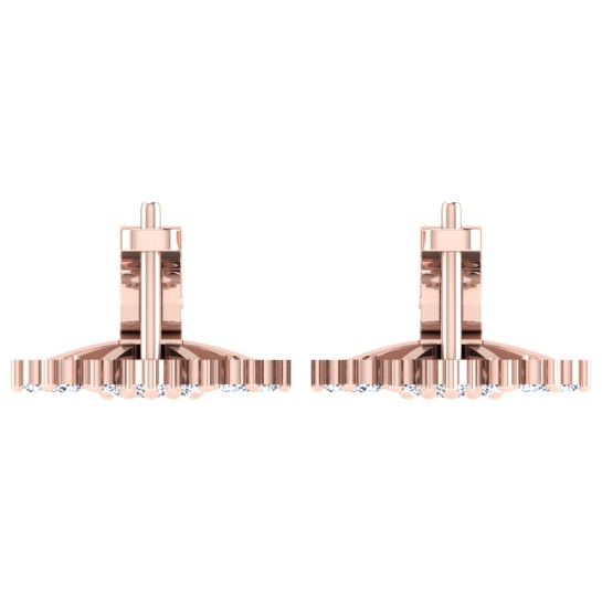 Kamika Rose Gold Diamond Earrings Kamika Rose Gold Diamond Earrings