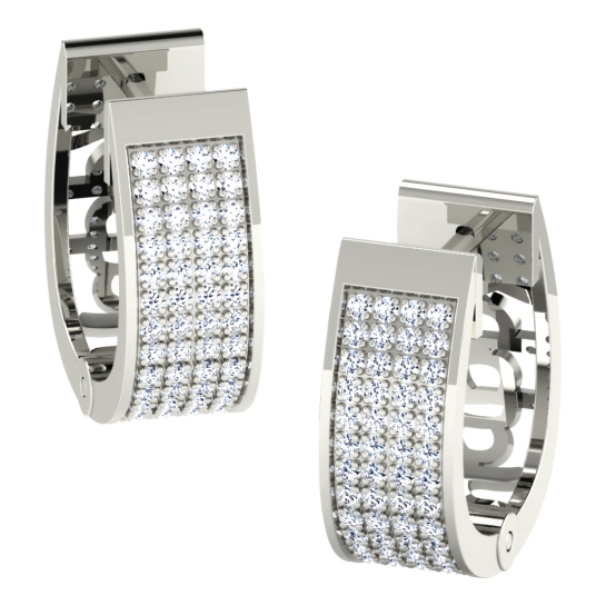 Kamna White Gold  Diamond Earrings 