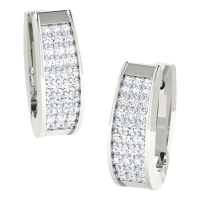 Mishti  White Gold  Diamond Earrings 