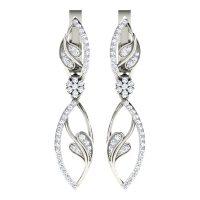 Darshini  White Gold  Diamond Earrings 