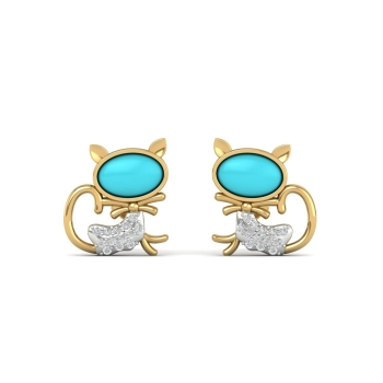 Cat Diamond Earring&hellip;