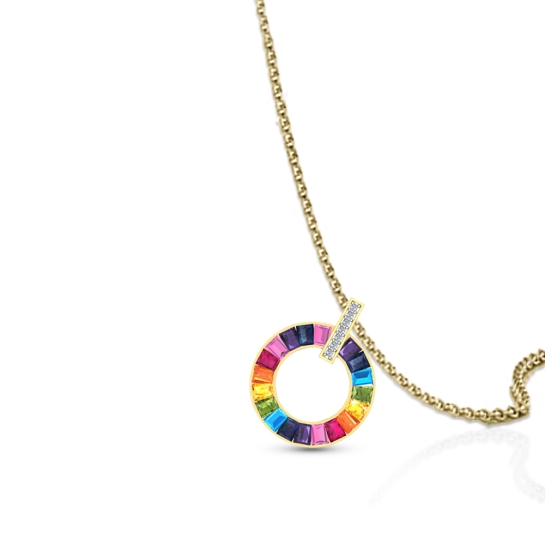Shirin Gold and Diamond Pendant Shirin Gold and Diamond Pendant