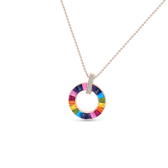 Shirin Gold and Diamond Pendant