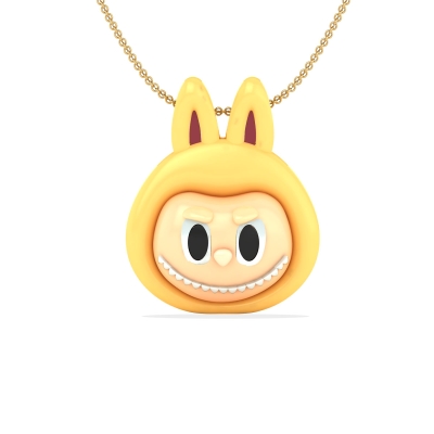 Labubu Gold Pendant