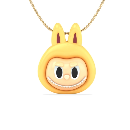 Labubu Gold Pendant Labubu Gold Pendant