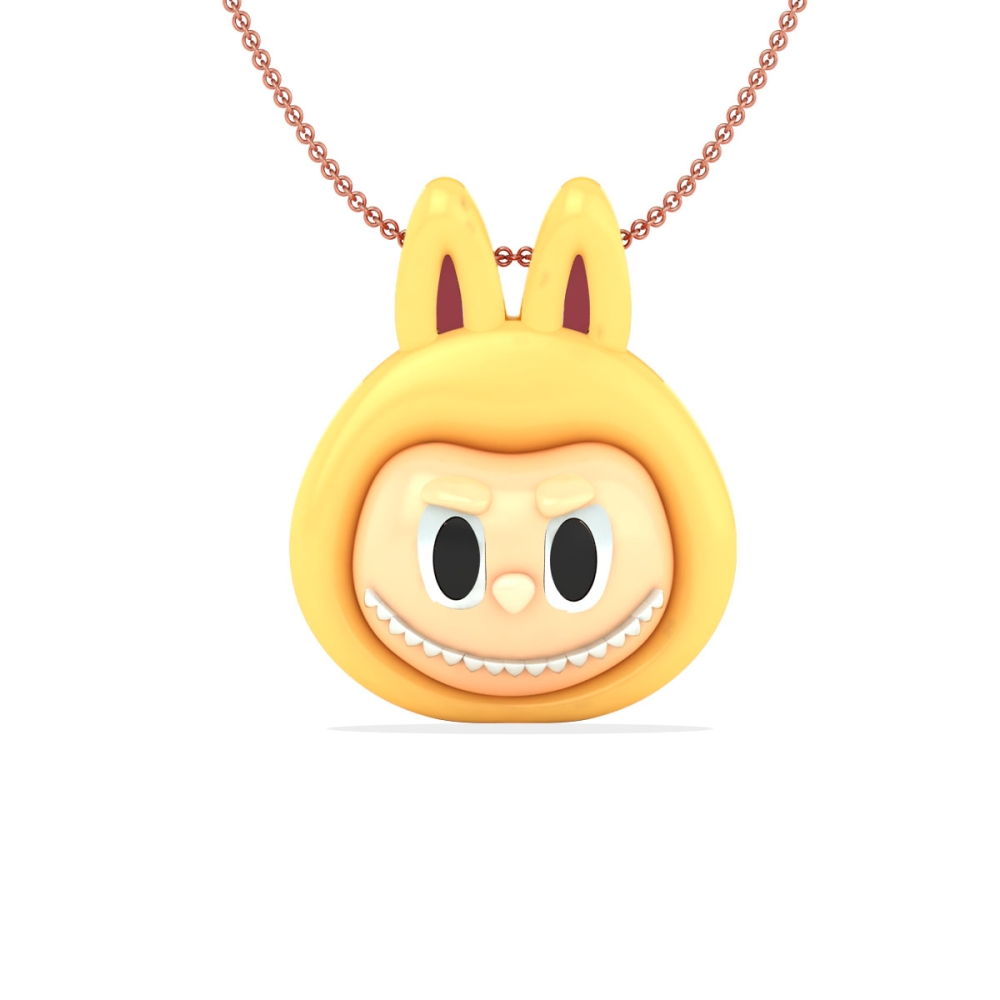 Labubu Gold Pendant Labubu Gold Pendant