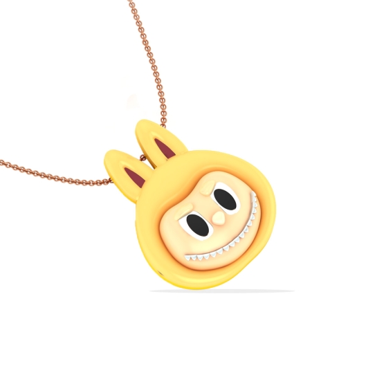 Labubu Gold Pendant Labubu Gold Pendant