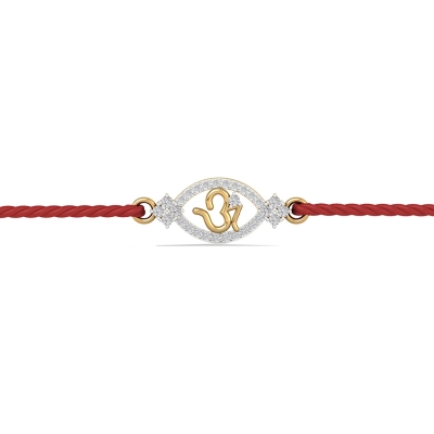 Om Diamond Rakhi 