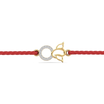 Ganpati Diamond Rakhi 