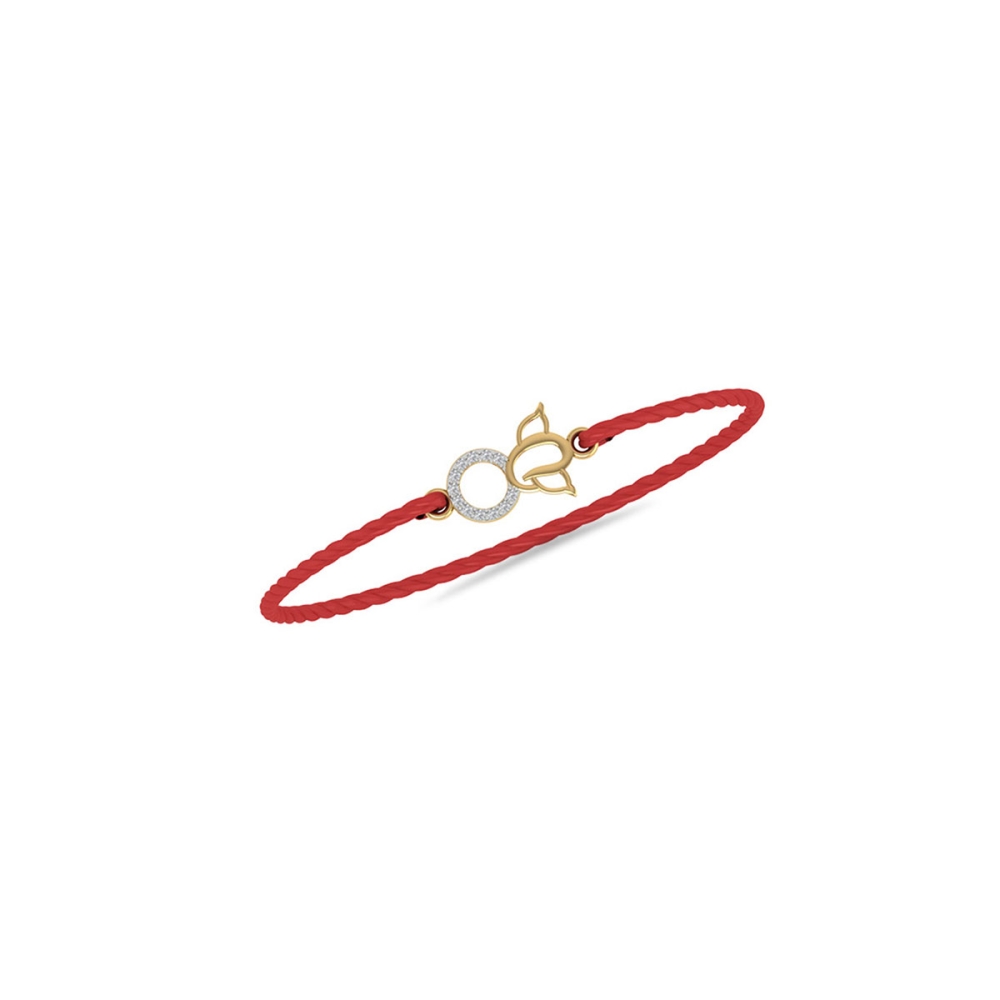 Ganpati Diamond Rakhi Ganpati Diamond Rakhi