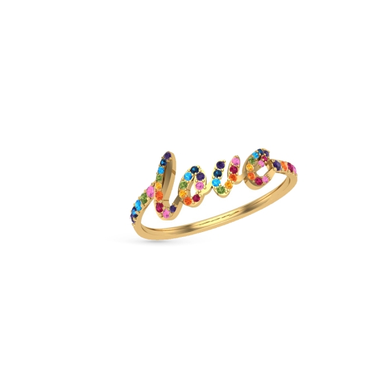 Love Gold Ring Love Gold Ring