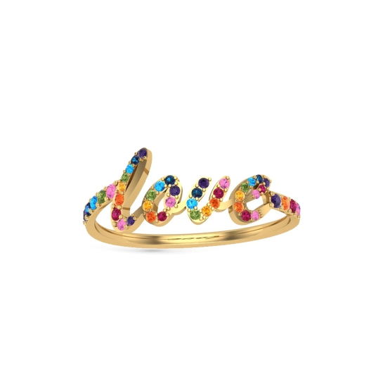 Love Gold Ring Love Gold Ring